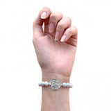 Grey Madina Map Bracelet