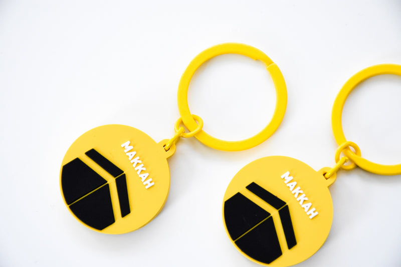 Round Mecca Keyring