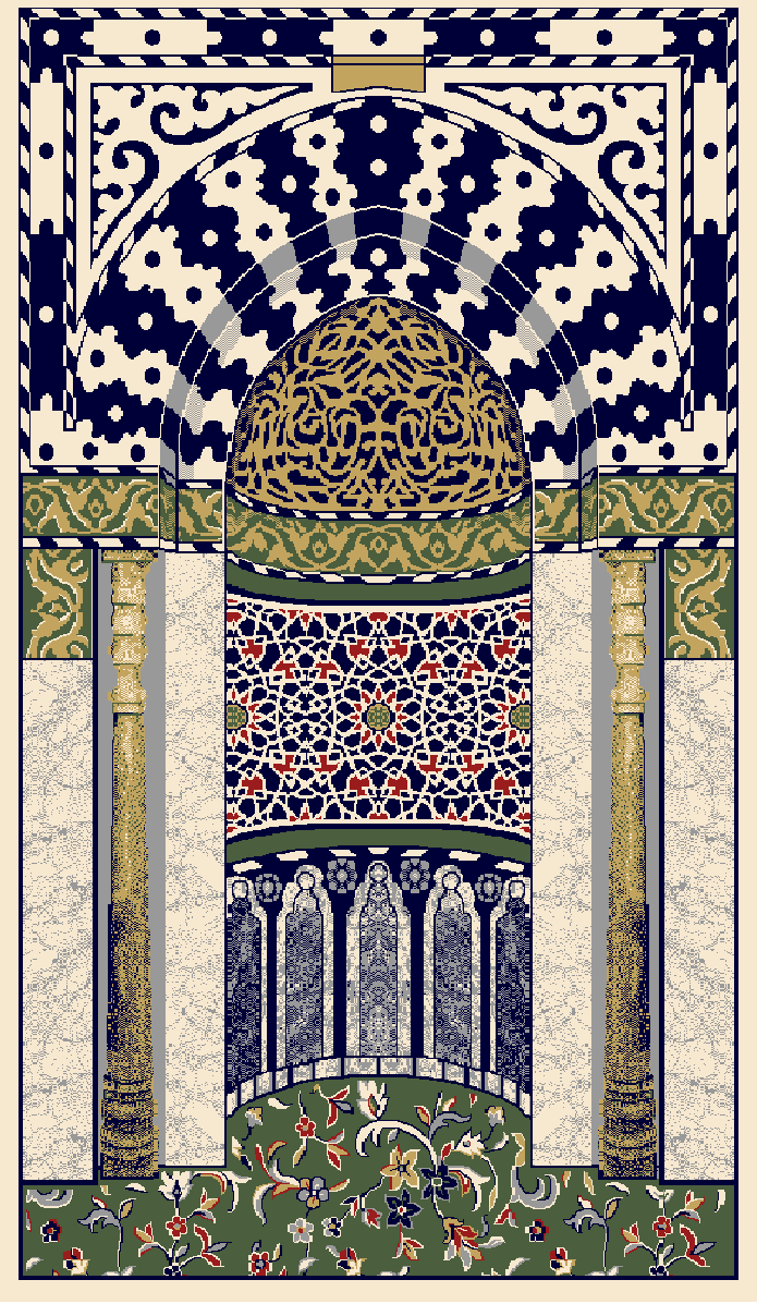 Mehrab 3D Prayer Mat