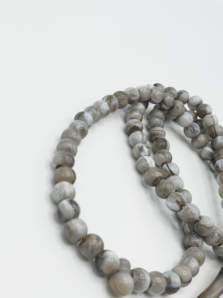 Grey Prayer Beads